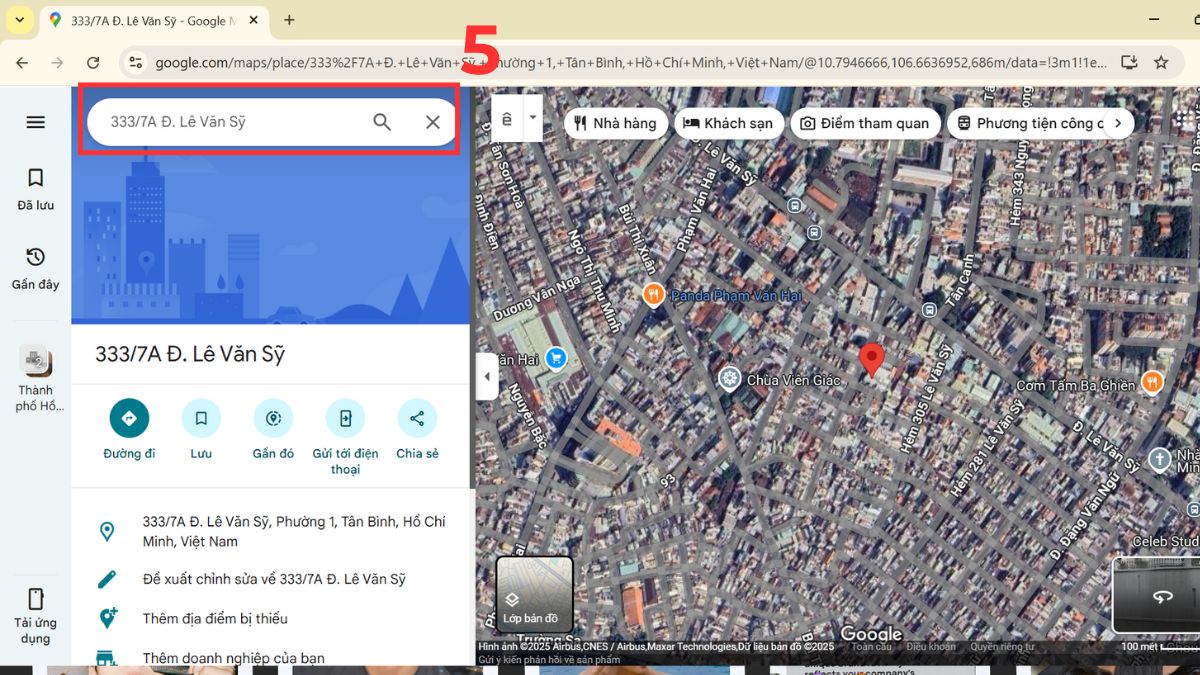 Cách định vị lô đất trên Google Map để xác định vị trí nhanh chóng 3