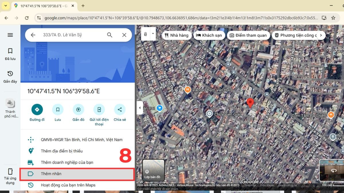 Cách định vị lô đất trên Google Map để xác định vị trí nhanh chóng 5
