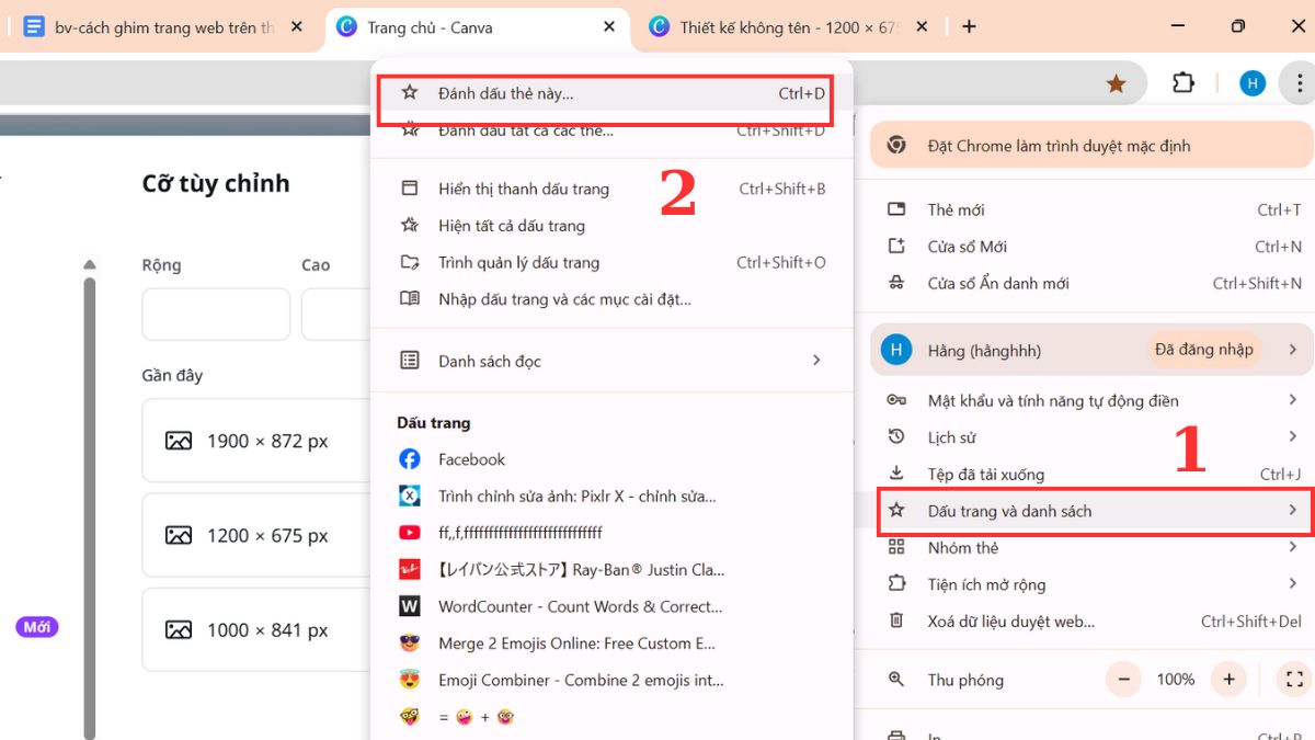 Hướng dẫn 2 cách ghim trang web trên thanh công cụ Google Chrome 3