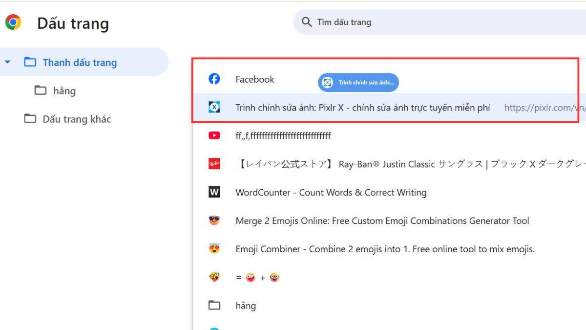 Cách đổi tên hoặc sắp xếp lại thứ tự các trang đã ghim trên Chrome 3