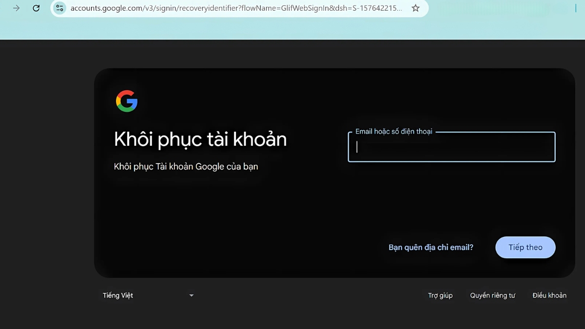 Cách lấy lại mật khẩu Gmail khi không còn số điện thoại và email khôi phục 1