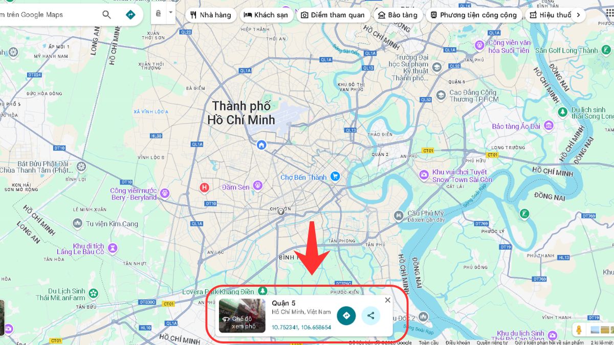Hướng dẫn chi tiết cách tìm tọa độ XY trên Google Map 2