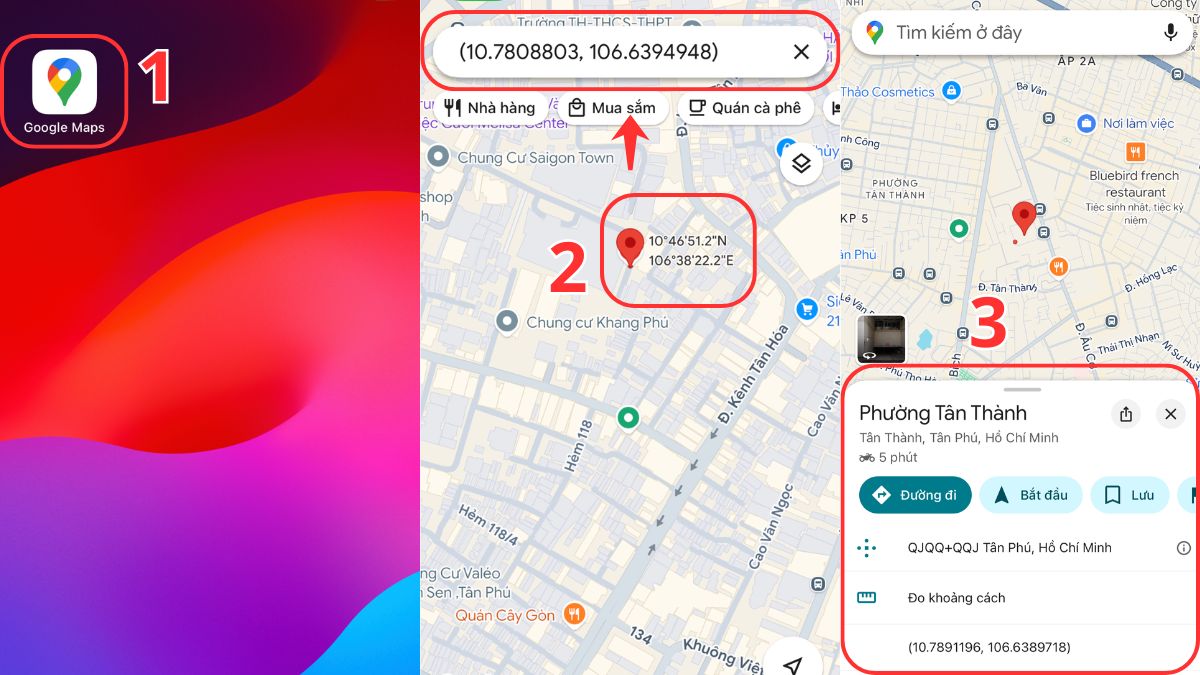 Hướng dẫn chi tiết cách tìm tọa độ XY trên Google Map 5