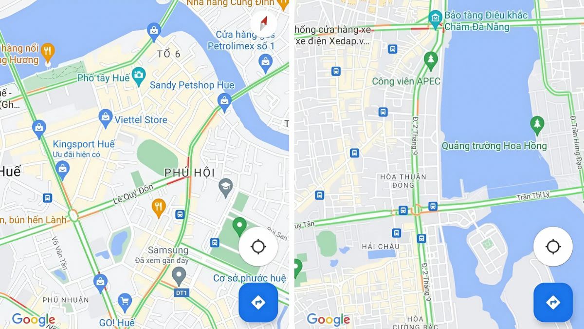 Hướng dẫn cách xem kẹt xe trên Google Map hiệu quả 3
