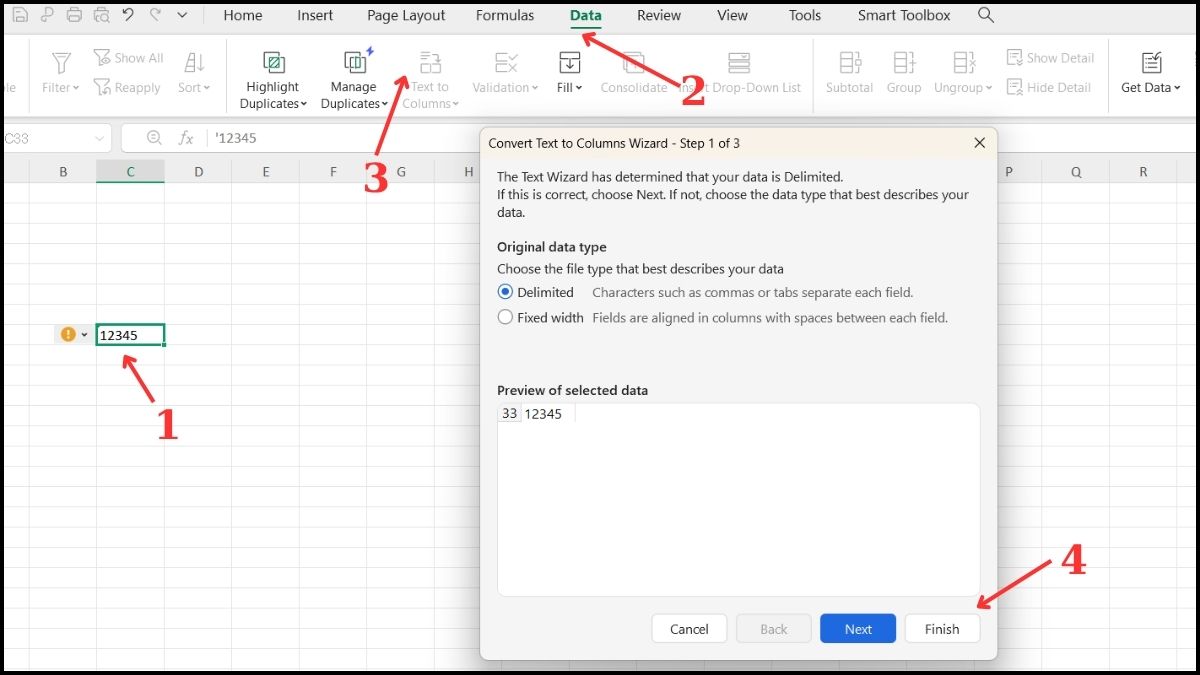 4 cách bỏ dấu nháy trong Excel nhanh và hiệu quả nhất 4