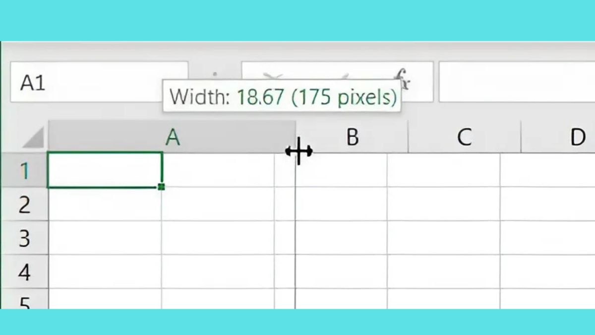 3 cách chỉnh kích thước ô trong Excel theo cm chi tiết 1