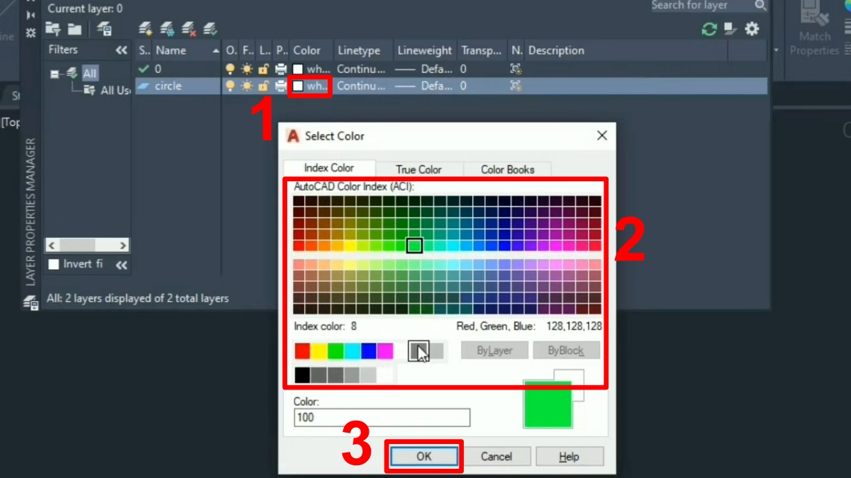 Chi tiết 2 cách chỉnh nét in trong CAD 3