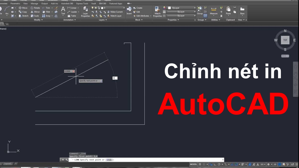 2 cách chỉnh nét in trong CAD giúp bản vẽ rõ ràng và đẹp mắt