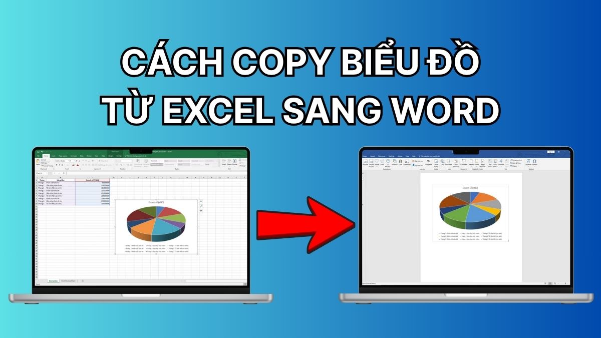 Cách copy biểu đồ từ Excel sang Word nhanh & đơn giản nhất