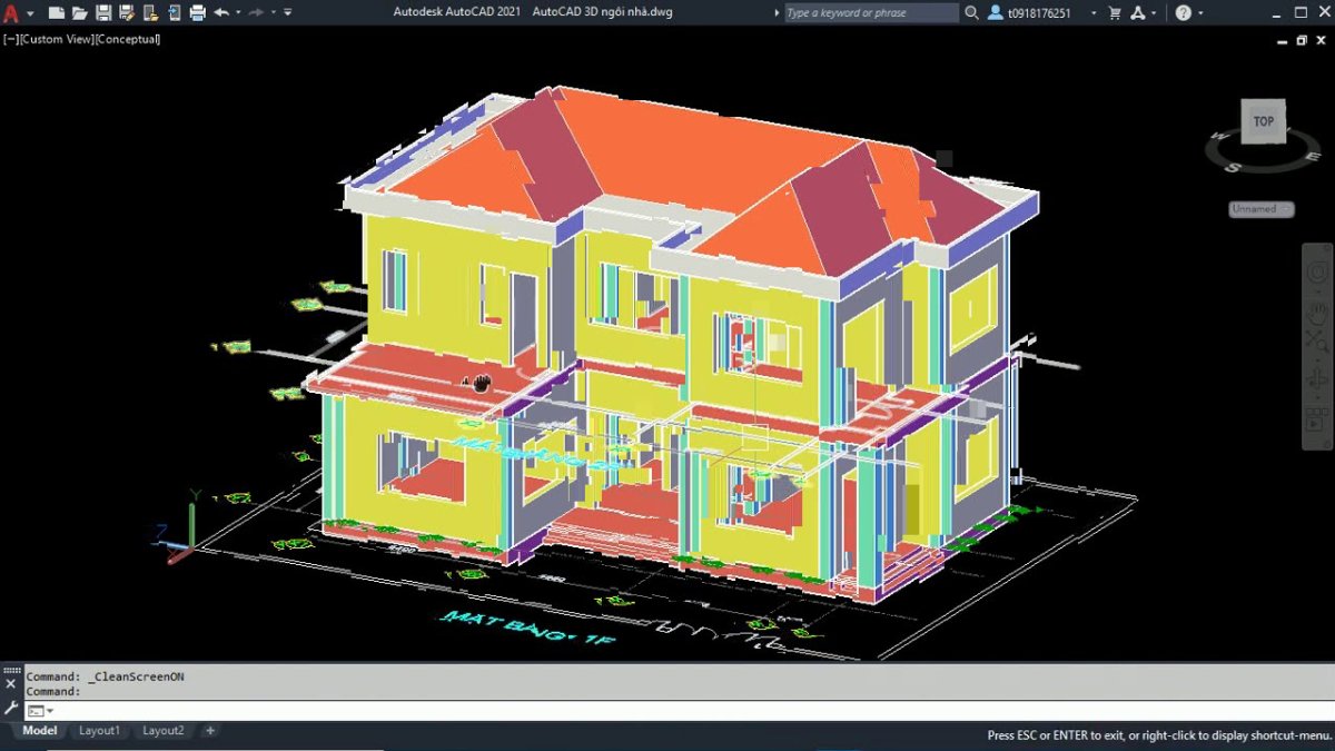 Tổng quan về cách dựng 3D trong AutoCAD