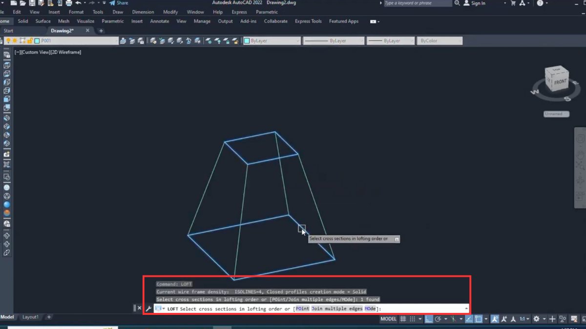 Tổng hợp lệnh dựng hình khối 3D từ hình 2D 5