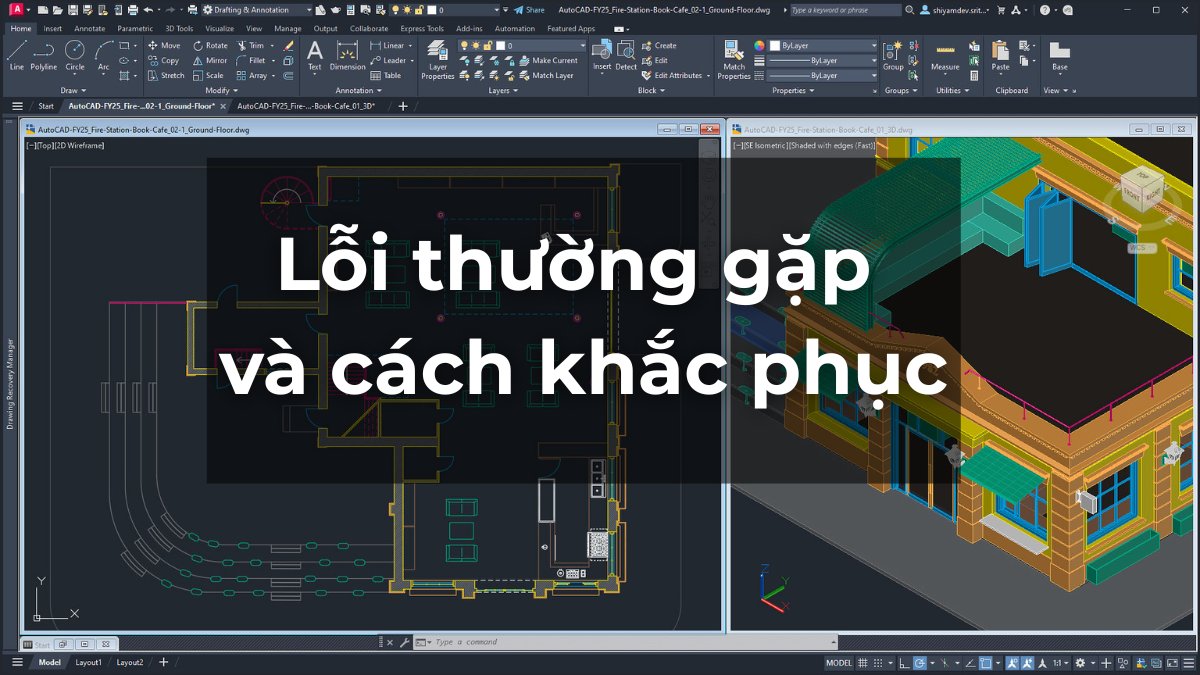 Lỗi thường gặp khi dựng 3D và cách khắc phục