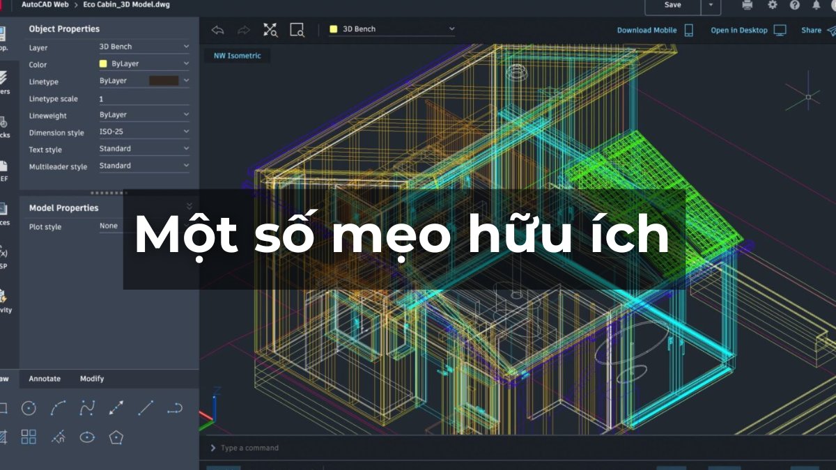 Một số mẹo hữu ích khi dựng 3D trong CAD