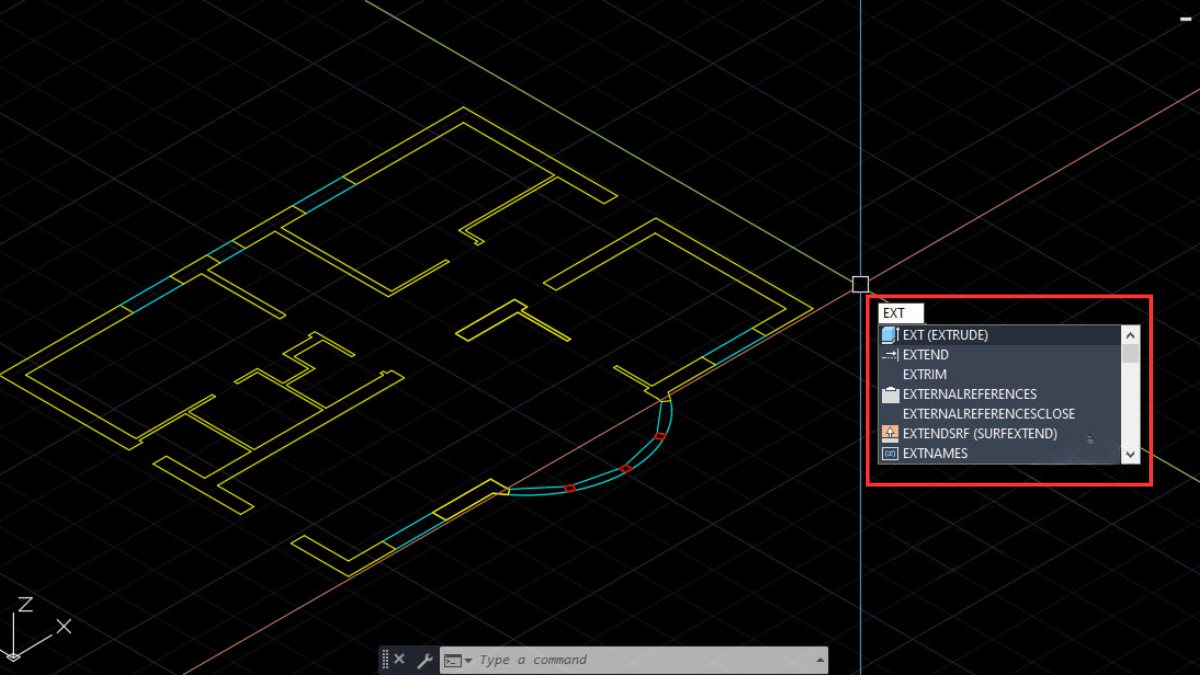 Tổng hợp lệnh dựng hình khối 3D từ hình 2D 1