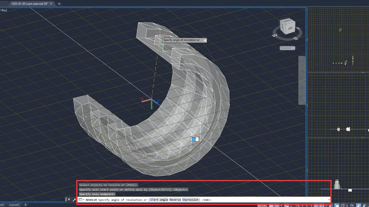 Tổng hợp lệnh dựng hình khối 3D từ hình 2D 3