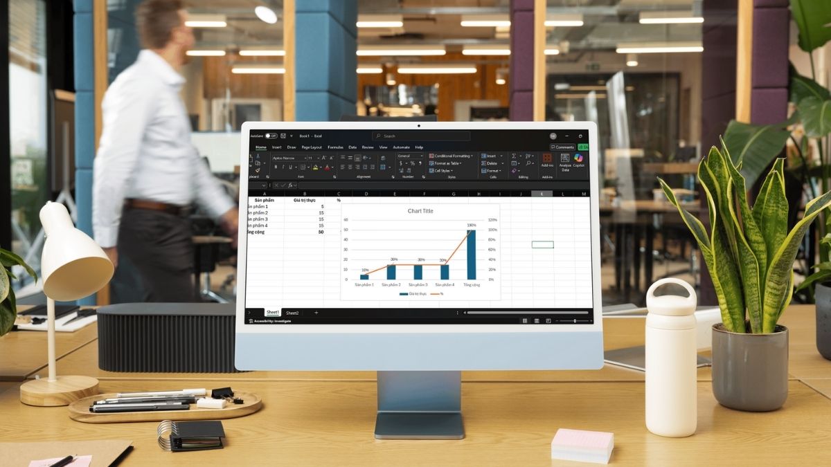 Lợi ích của việc hiển thị phần trăm trong biểu đồ Excel