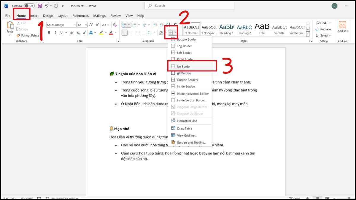 Cách kẻ đường thẳng trong Word bằng phím tắt Auto Format 3