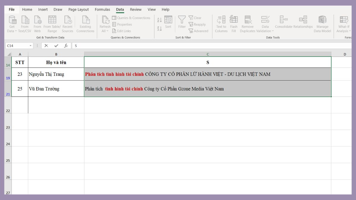 Hướng dẫn 4 cách lọc theo màu trong Excel phổ biến 10