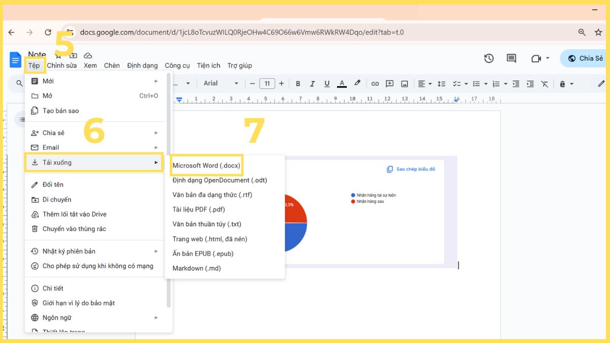 3 cách sao chép biểu đồ từ Google Form sang Word dễ dàng 7