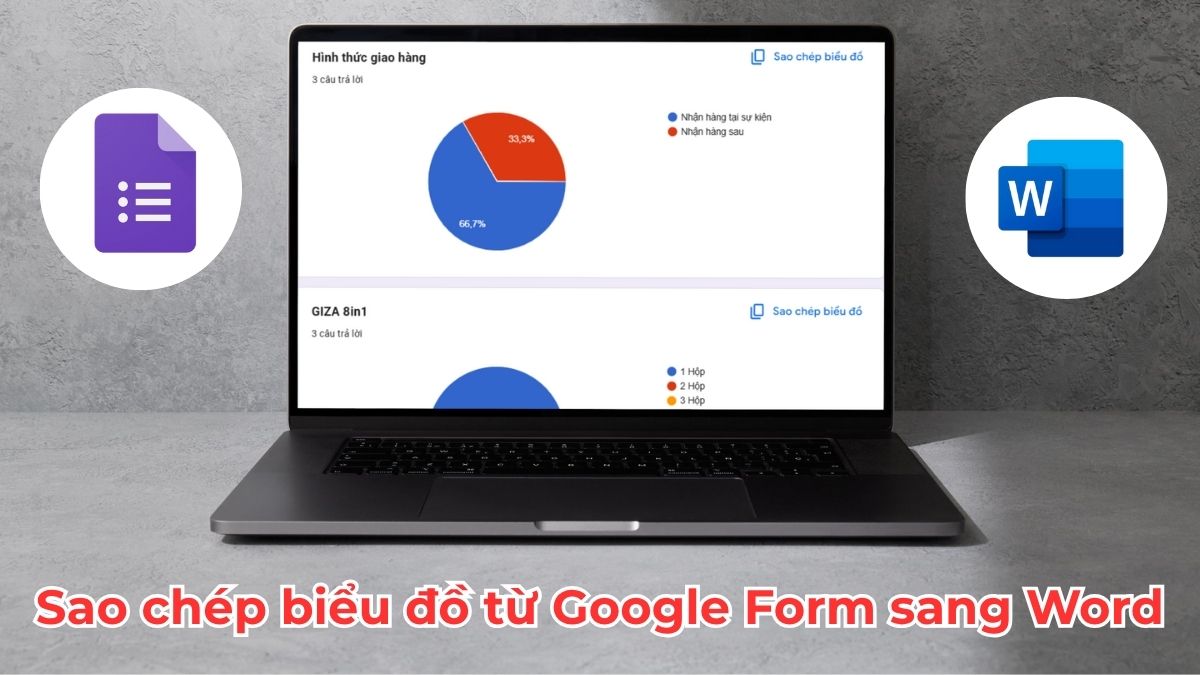 Cách sao chép biểu đồ từ Google Form sang Word chi tiết Cách sao chép biểu đồ từ Google Form sang Word chi tiết