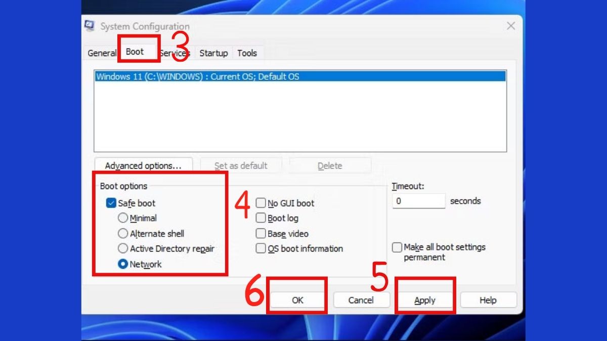 5 cách vào Safe Mode Win 11 chi tiết khi cần thiết 2