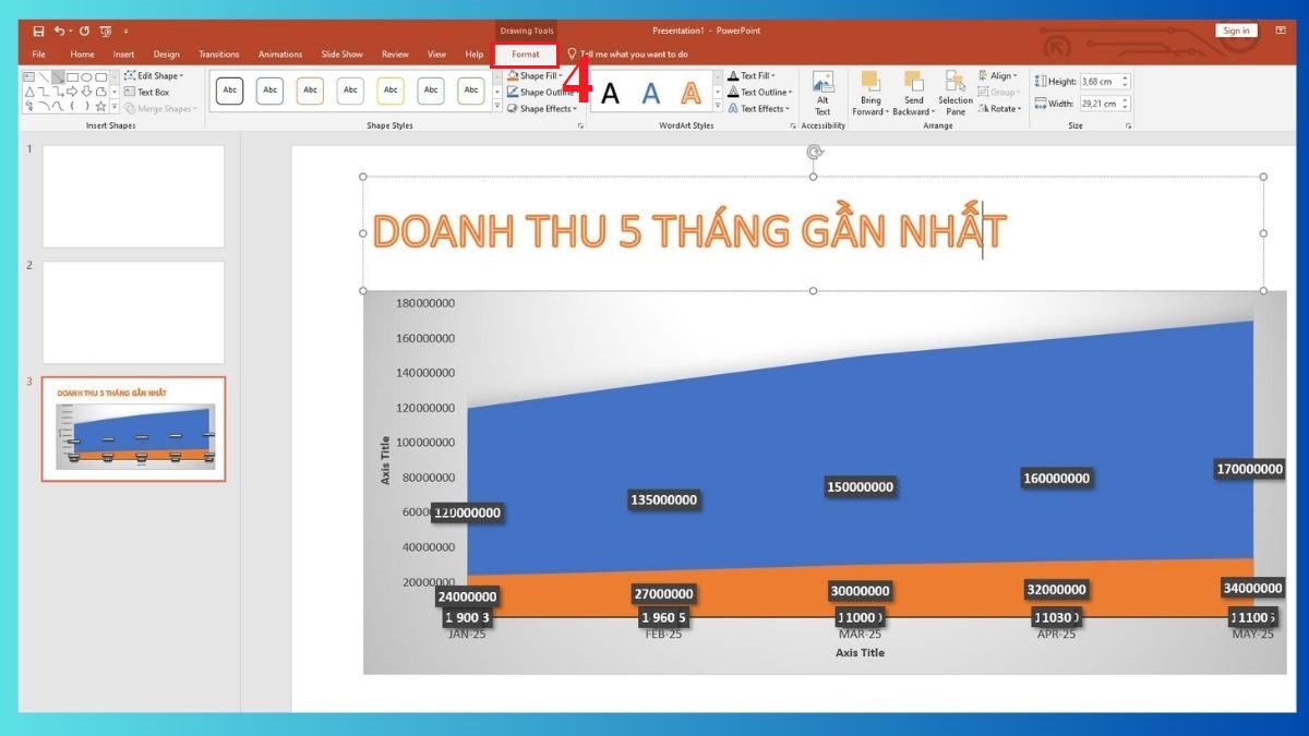 Hướng dẫn tùy chỉnh biểu đồ trong PowerPoint 12