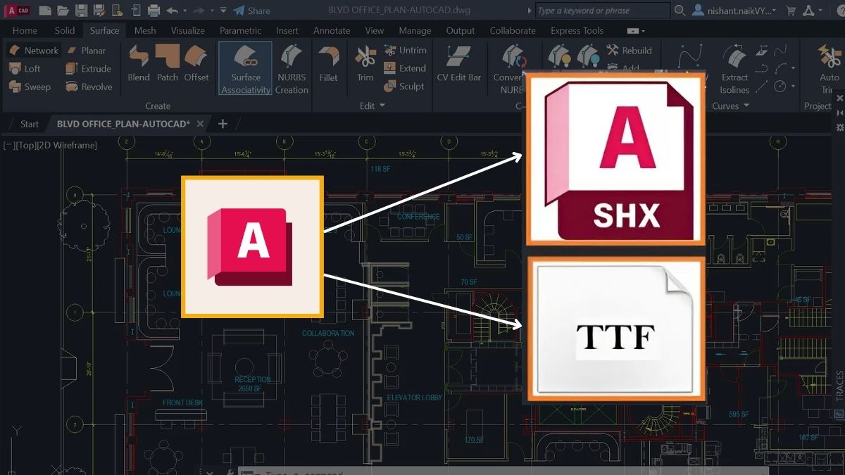 Những loại font chữ AutoCAD hỗ trợ 