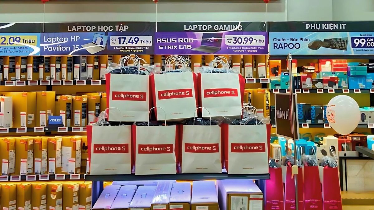 Mua laptop dùng card rời tại CellphoneS