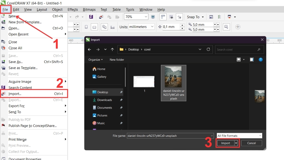 Hướng dẫn 4 cách cắt hình trong Corel cho người mới 1