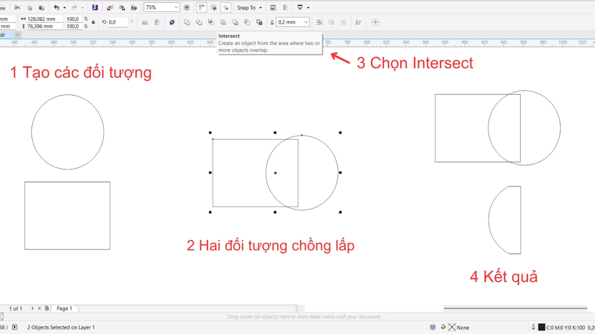 Hướng dẫn 4 cách cắt hình trong Corel cho người mới 15