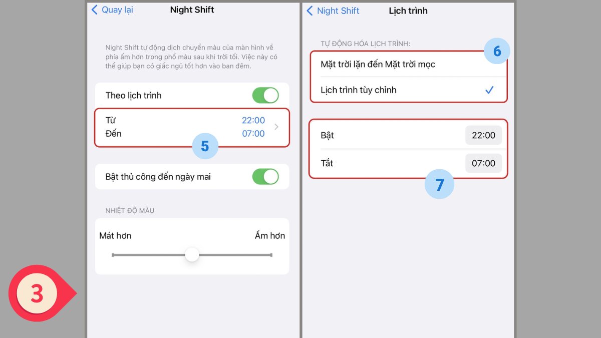 Cách bật chế độ bảo vệ mắt trên các thiết bị 11