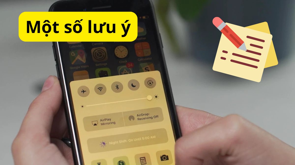 Một số lưu ý khi sử dụng chế độ bảo vệ mắt