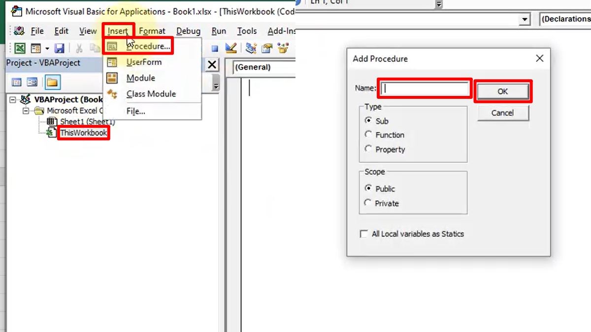 Sử dụng VBA để tự động đánh dấu dữ liệu trùng trong Excel 2