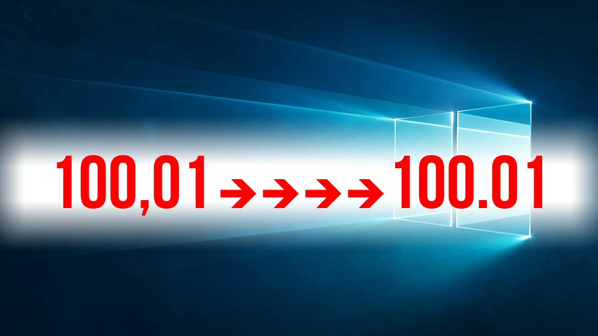 Trường hợp bạn cần đổi dấu phẩy thành dấu chấm trong Win 10