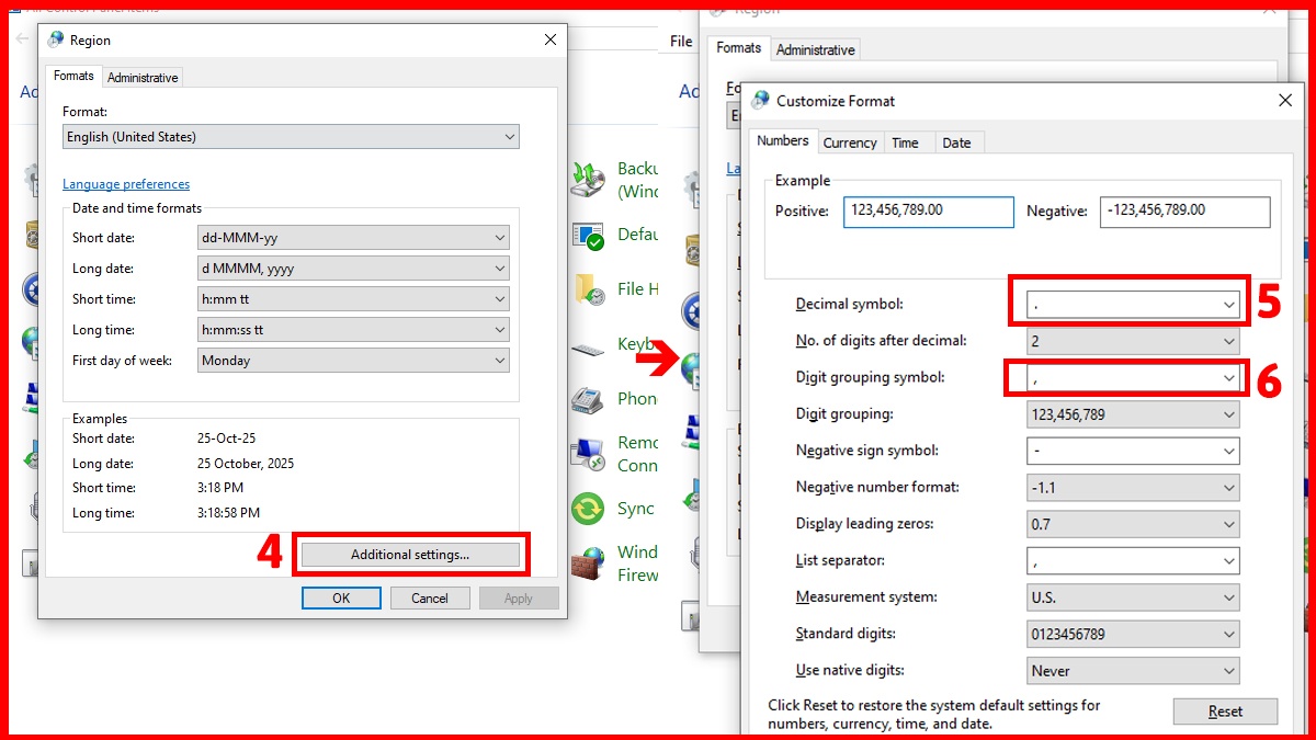 Cách đổi dấu phẩy thành dấu chấm trong Win 10 nhiều người chưa biết 2
