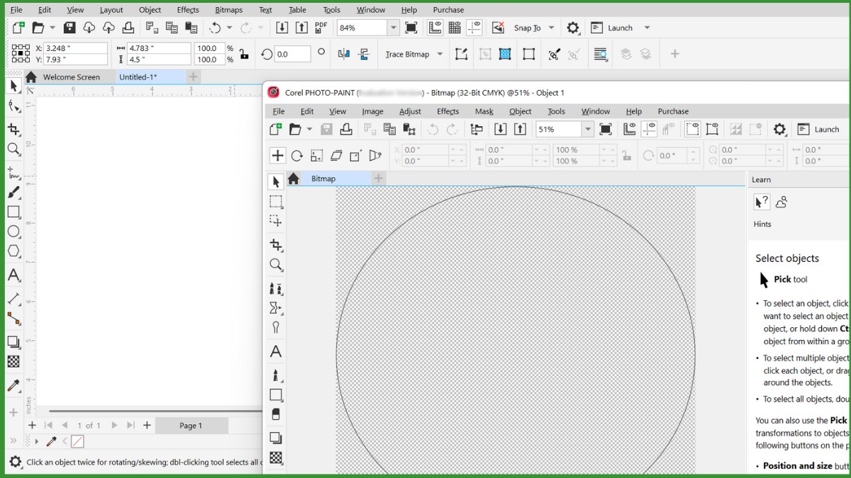 Vai trò của Edit Bitmap khi chỉnh sửa ảnh bằng Corel 