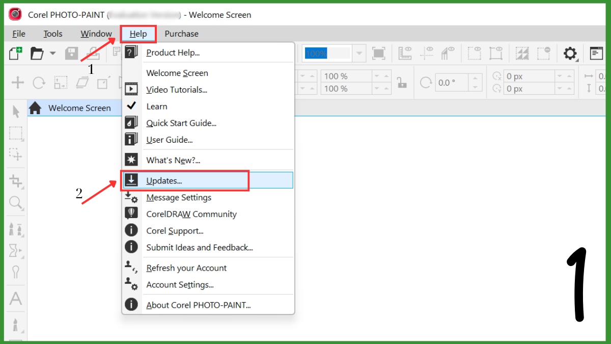 Cách khắc phục lỗi Edit Bitmap trong Corel bị ẩn 10