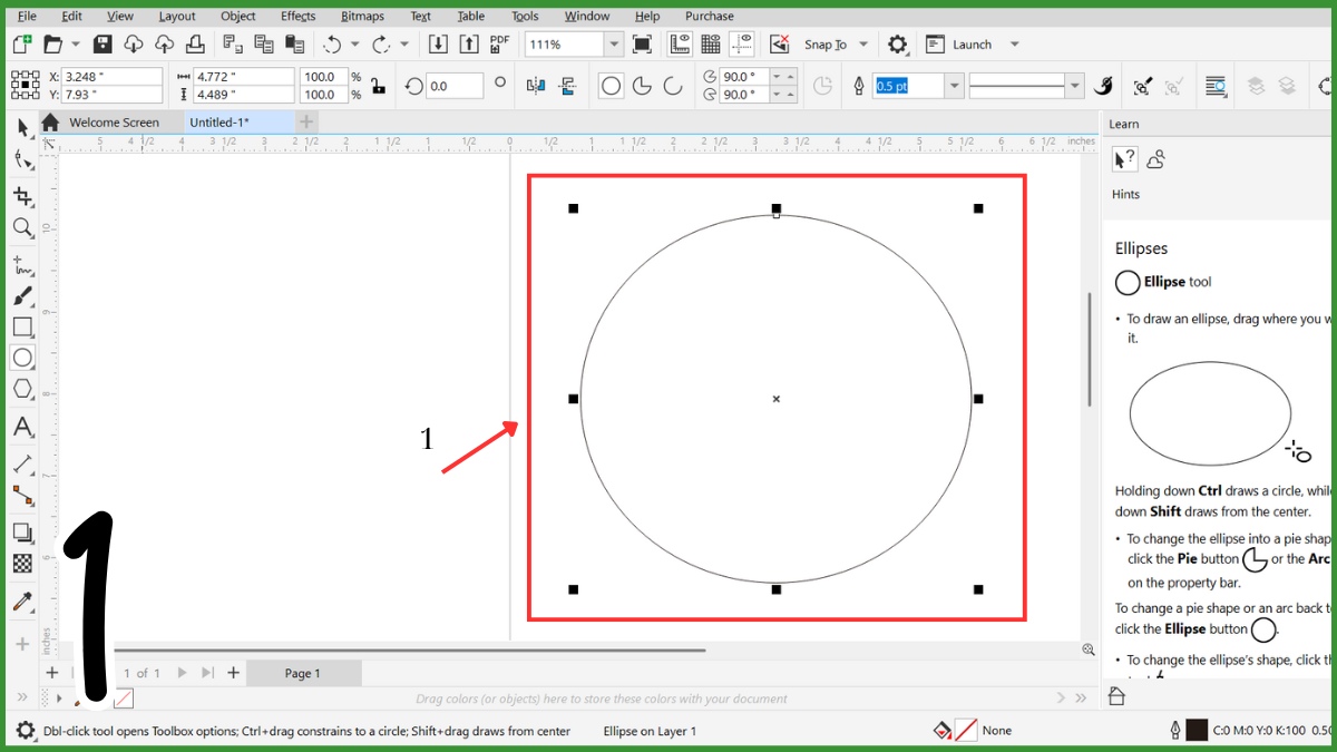 Cách khắc phục lỗi Edit Bitmap trong Corel bị ẩn 2