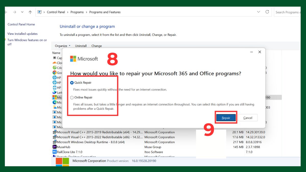 Cách sửa lỗi Excel không hiện công thức trên thanh công cụ 14