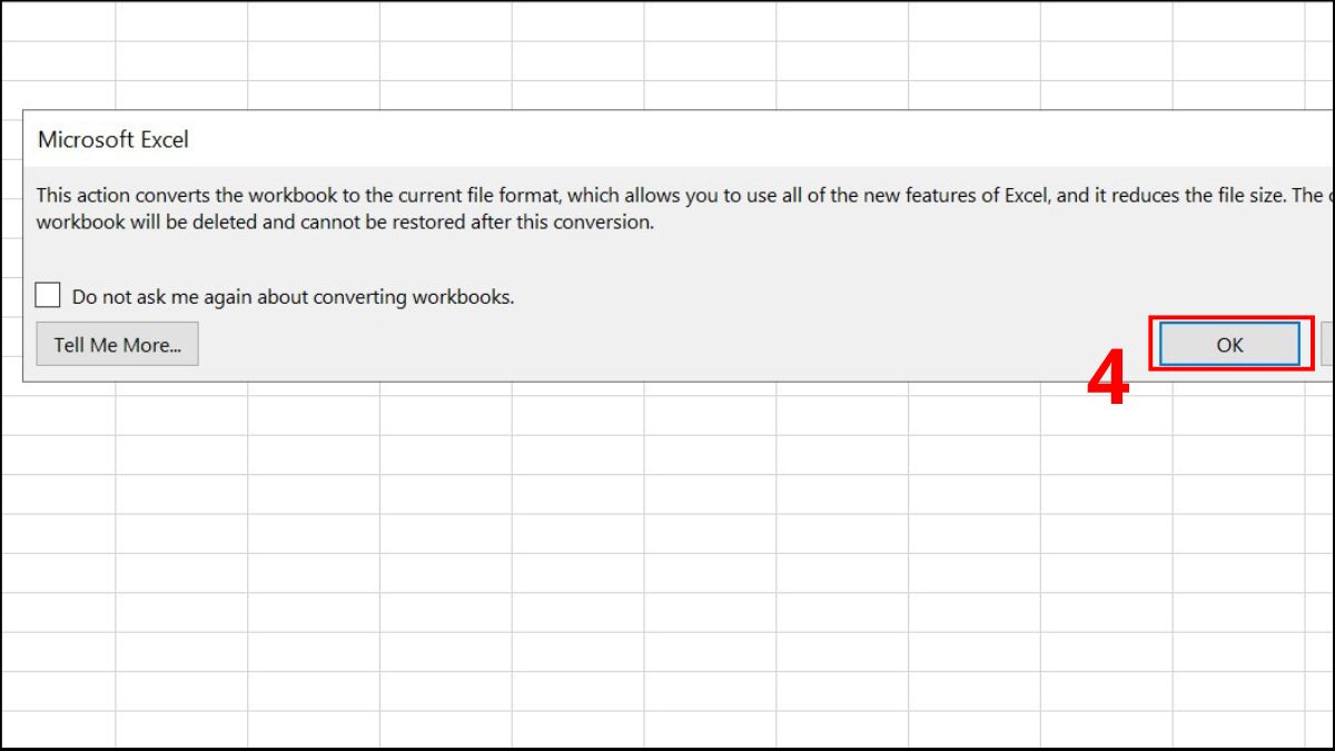 Cách khắc phục lỗi Excel không hiện hàm gợi ý 6