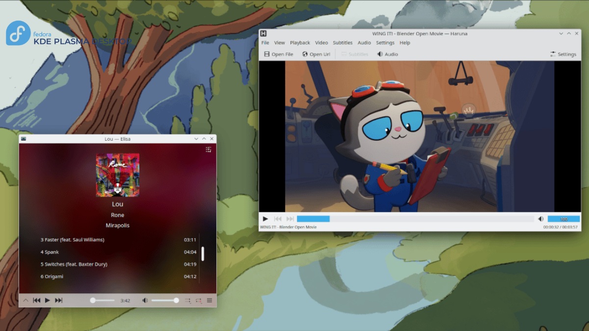 Fedora KDE Plasma Desktop 