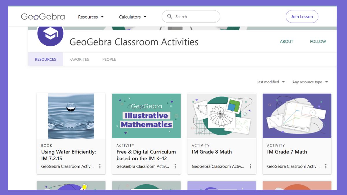 Khám phá các tính năng nổi bật của Geogebra Classroom 2