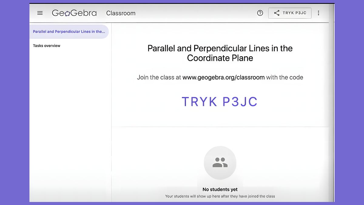 Hướng dẫn tạo & quản lý lớp học trên Geogebra Classroom 3