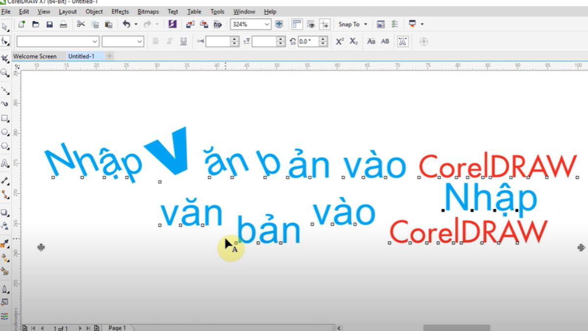 Các lỗi thường gặp khi giãn dòng trong Corel