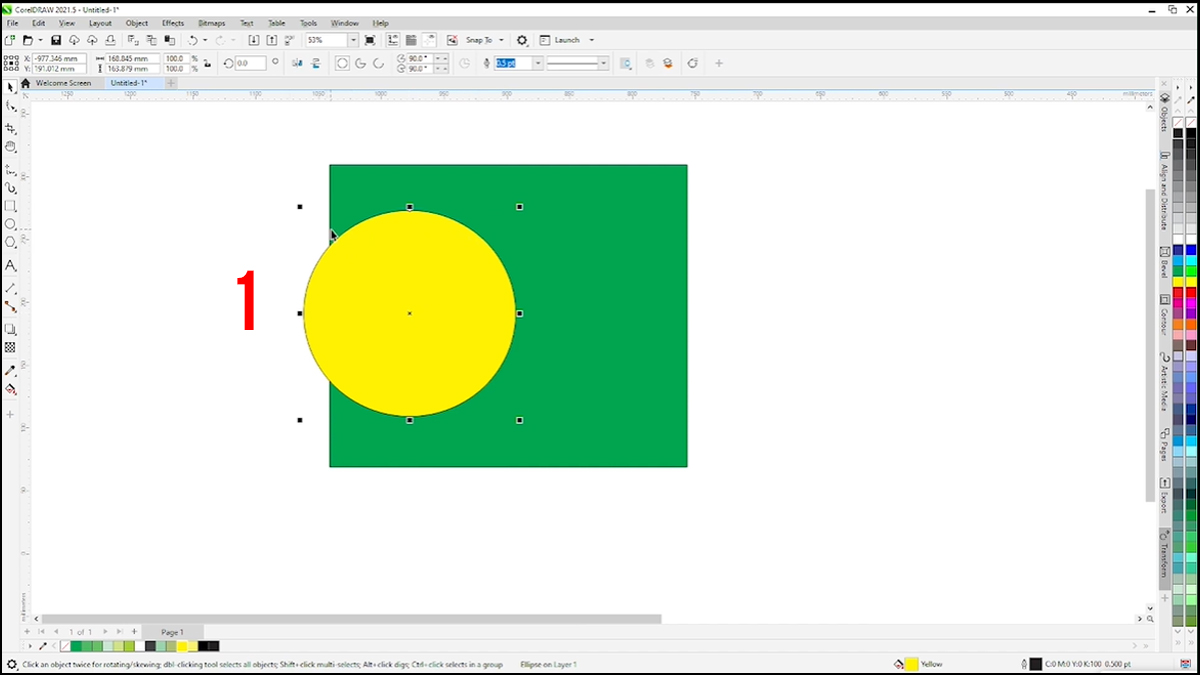 Cách giảm opacity trong CorelDRAW chi tiết cho người mới 1