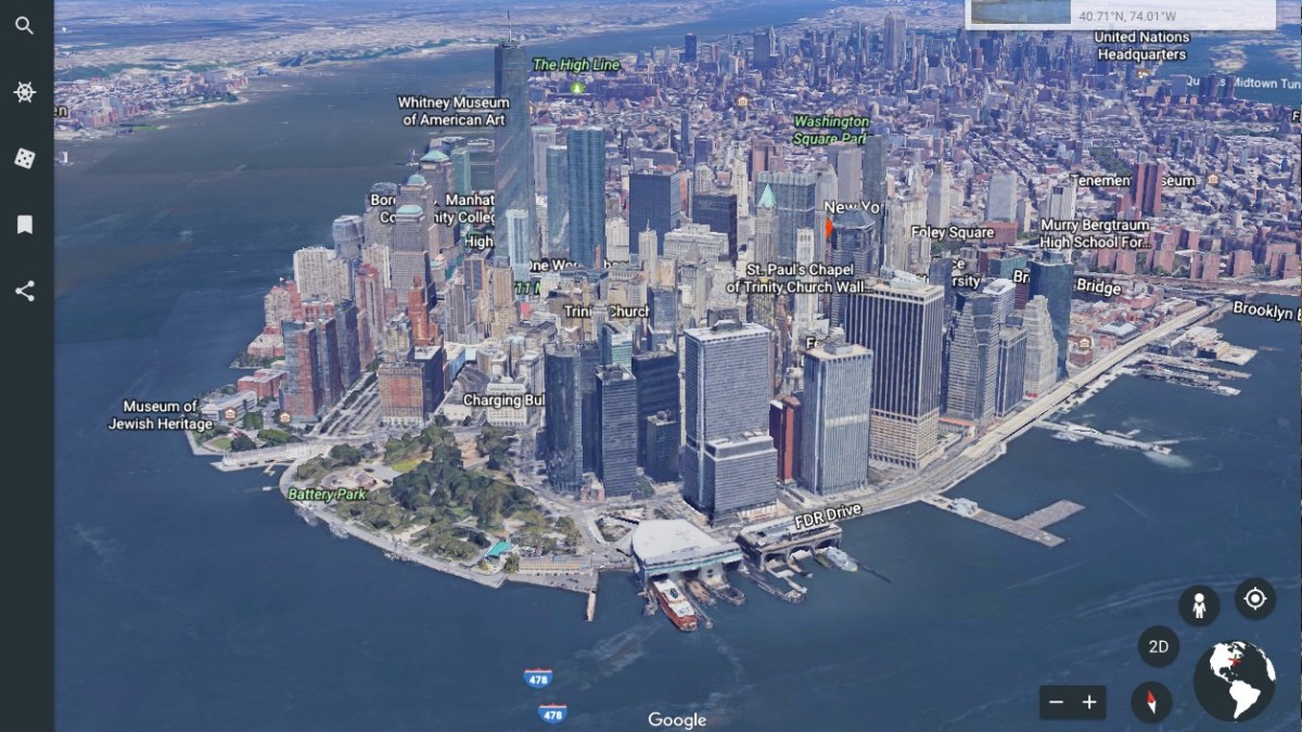 Ứng dụng thực tế của Google Earth 3D