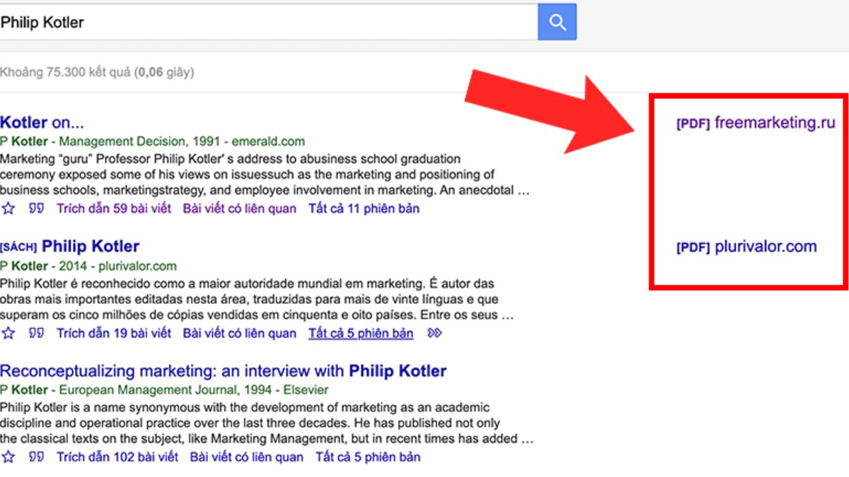 Khám phá giao diện Google Scholar và cách dùng các chức năng 5