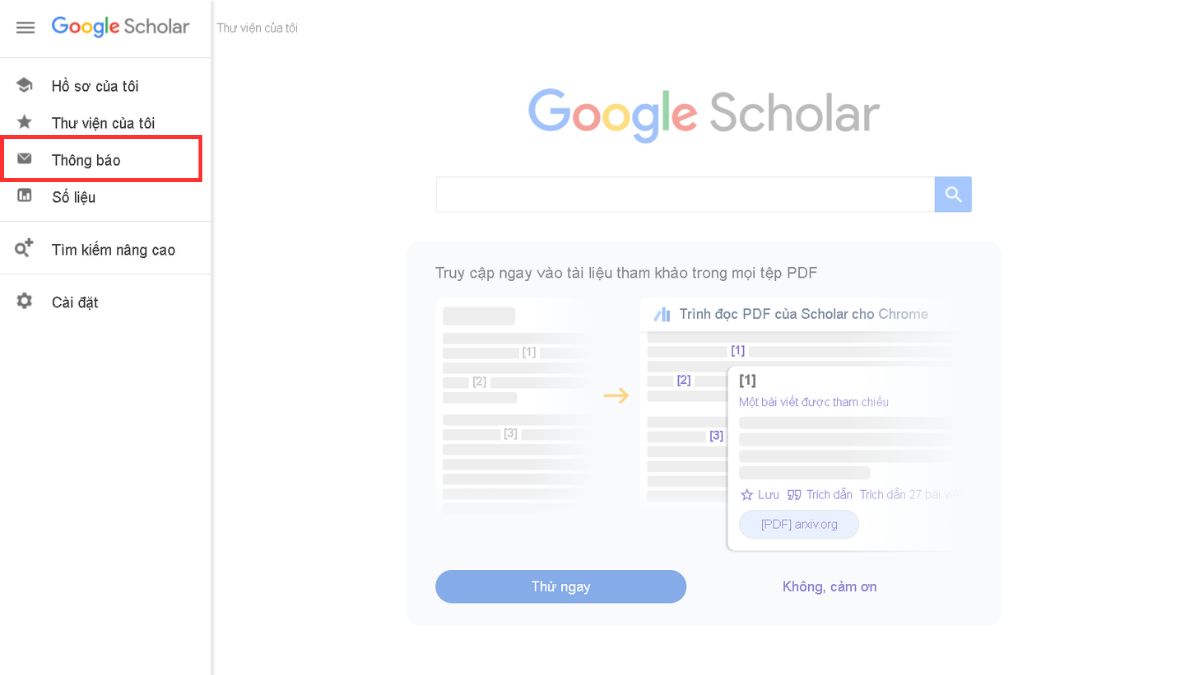  Khám phá giao diện Google Scholar và cách dùng các chức năng 8