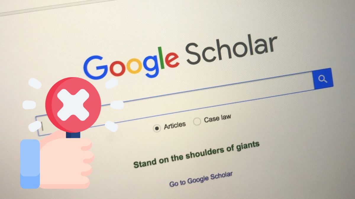 Một vài hạn chế khi dùng Google Scholar