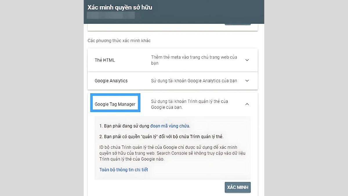 Cách cài đặt Google Search Console chi tiết nhất 6